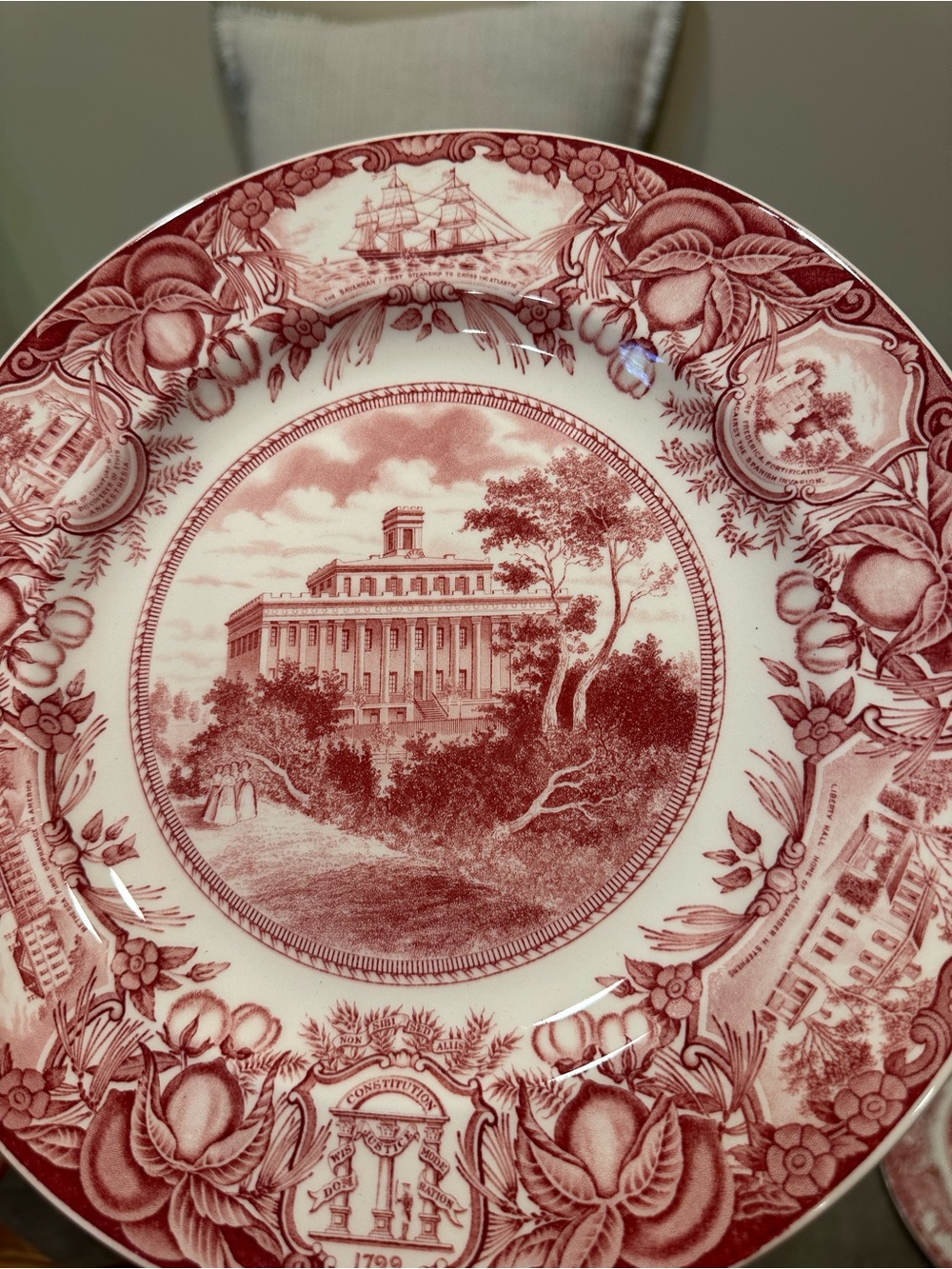 Wedgwood Georgia Historical Plates